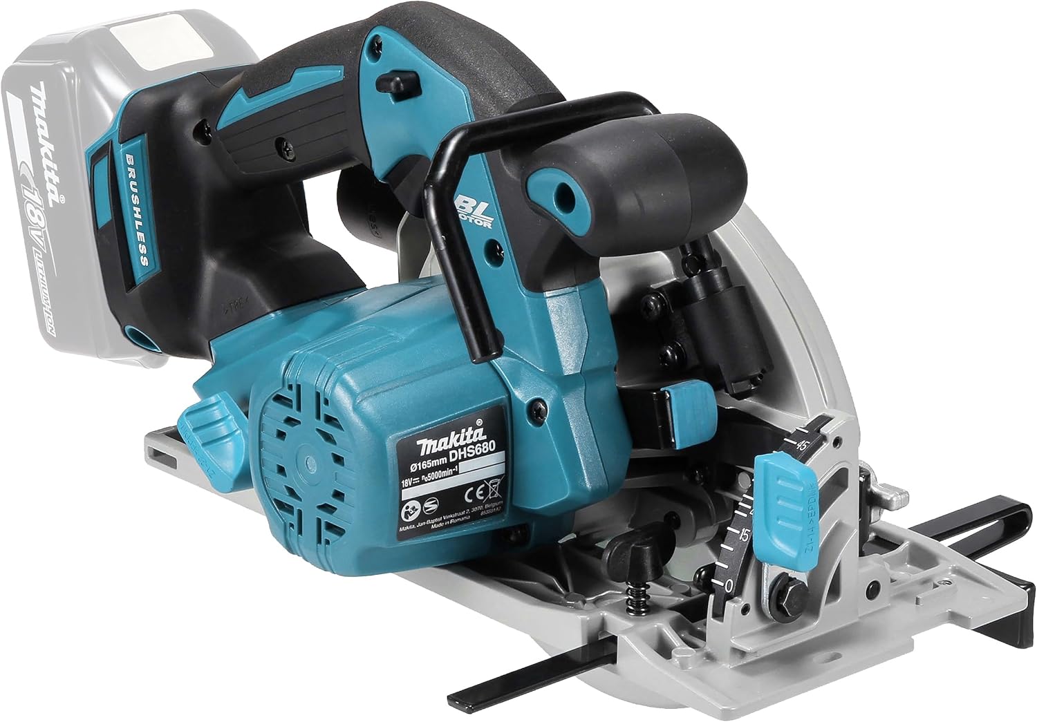 Makita DHS680Z 18V Li-Ion LXT Brushless Circular Saw (165mm) – Batteries and Charger Not Included