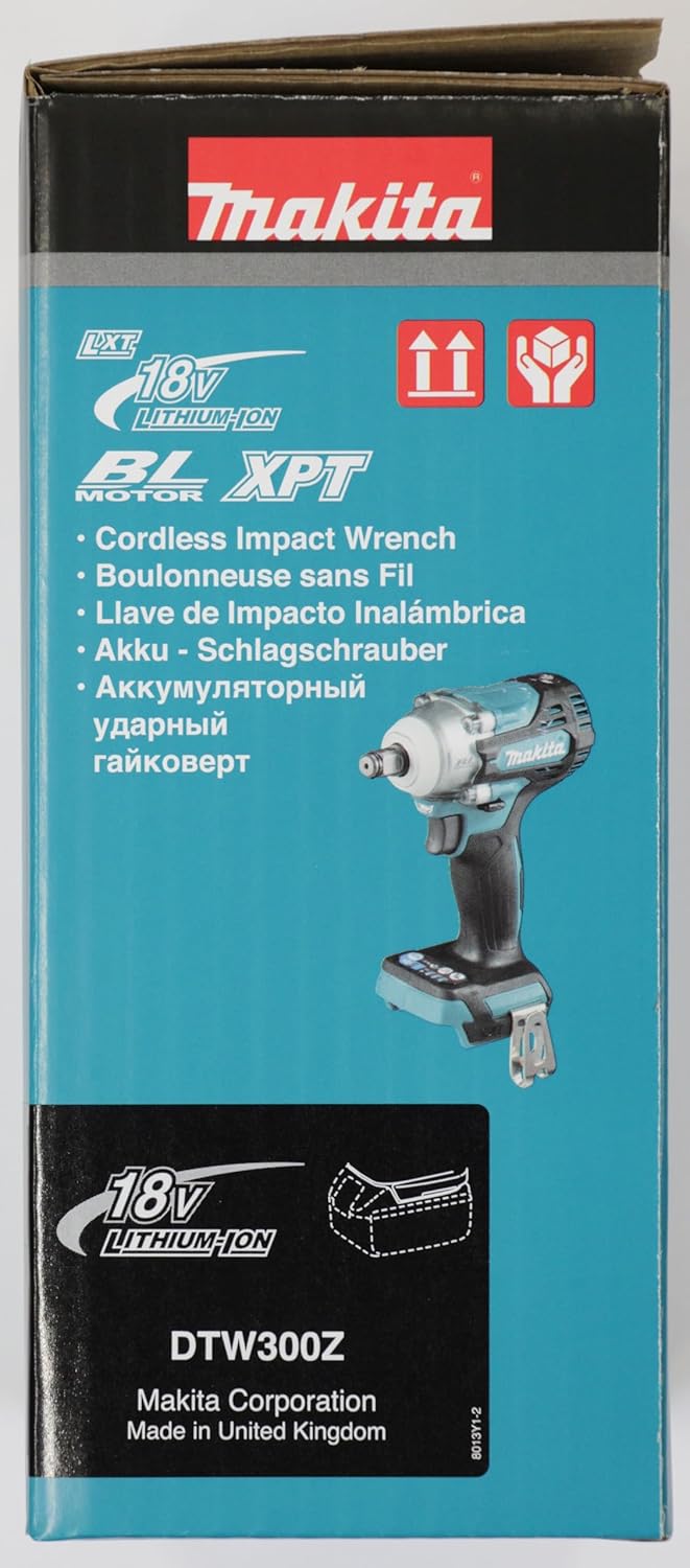 Makita DTW300Z 18V Brushless Cordless Impact Wrench – Batteries and Charger Not Included