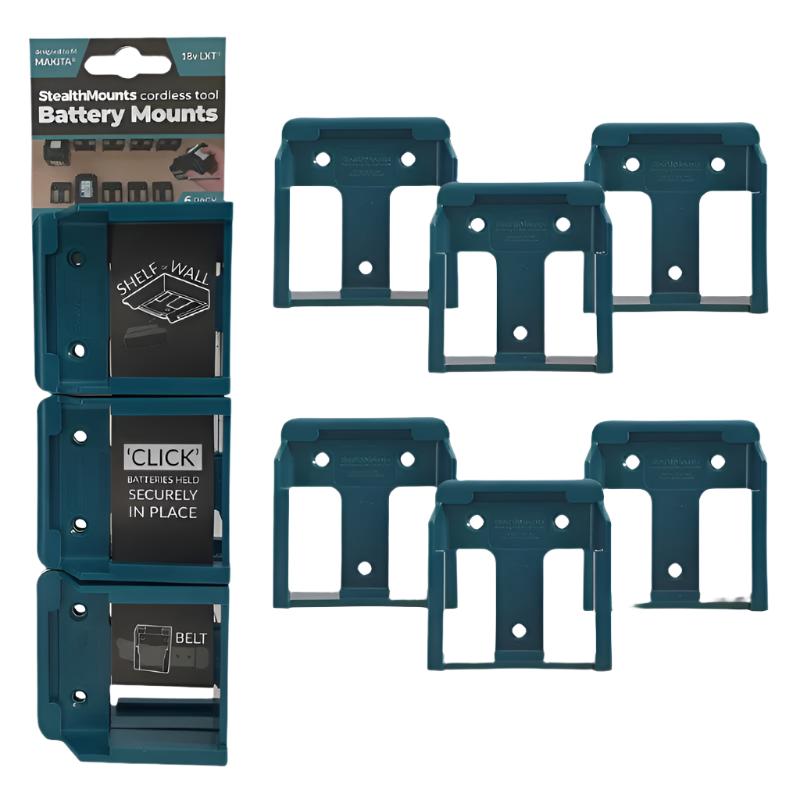 Makita 18V Wall Rack – Keep Your Batteries Organized and Within Reach