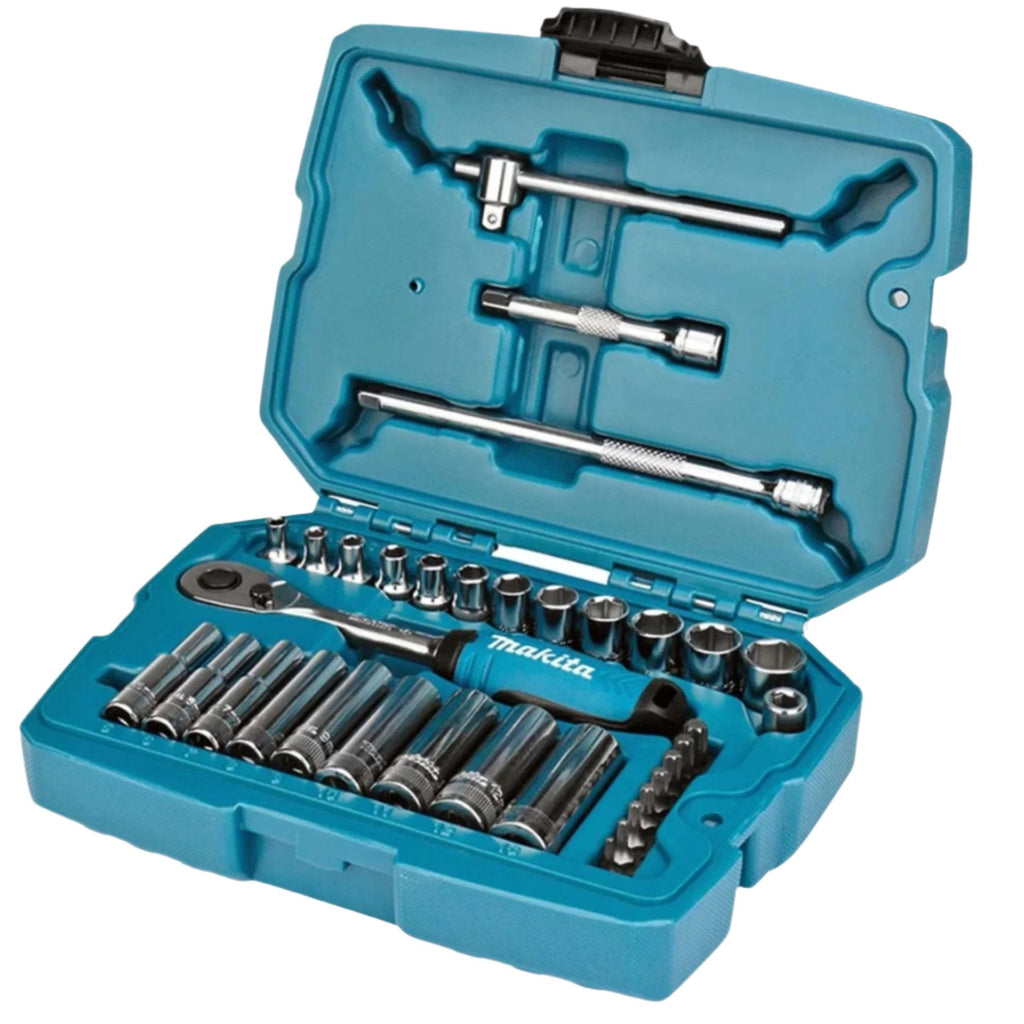 Makita 34-Piece Professional Socket & Tool Kit – Comprehensive Solution for All Applications